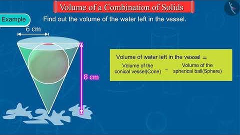 Volume of a Combination of Solids | Part 2/2 | English | Class 10