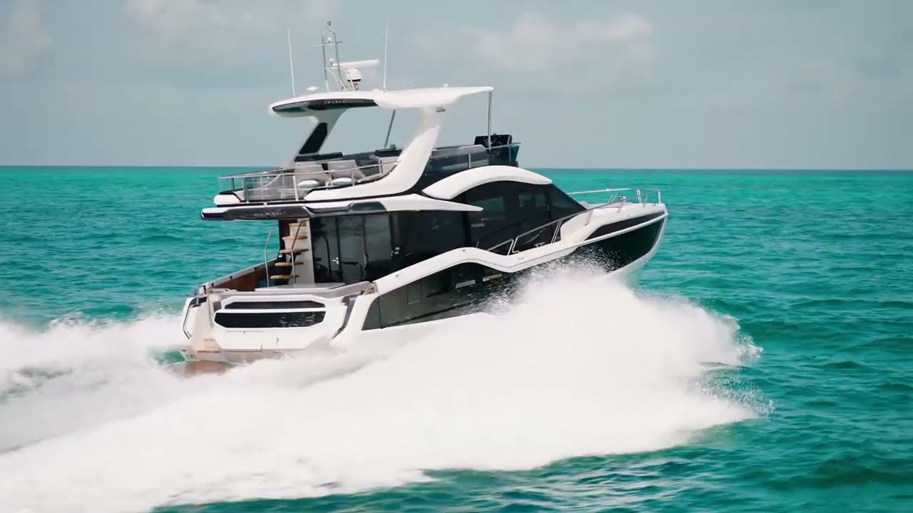 歡迎參觀2026年 新設計的 Galeon560FLY，現在就隨著設計師Weronika Górna一起來看看這些嶄新的豪華設計!
