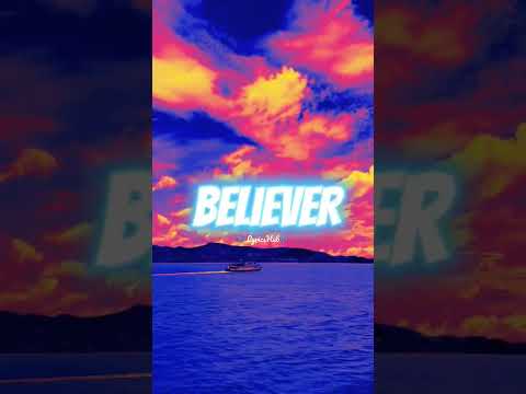 Believer Lyrics Imagine Dragons Karaoke Instrumental 1 Hour Loop Shortsvideo Lyricvideo 