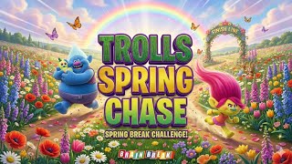 Trolls EPIC Spring Chase? | Troll Run and FREEZE | Spring Brain Break