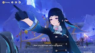 Aguara and Haemus / Celaeno Pet Fight Genshin Impact