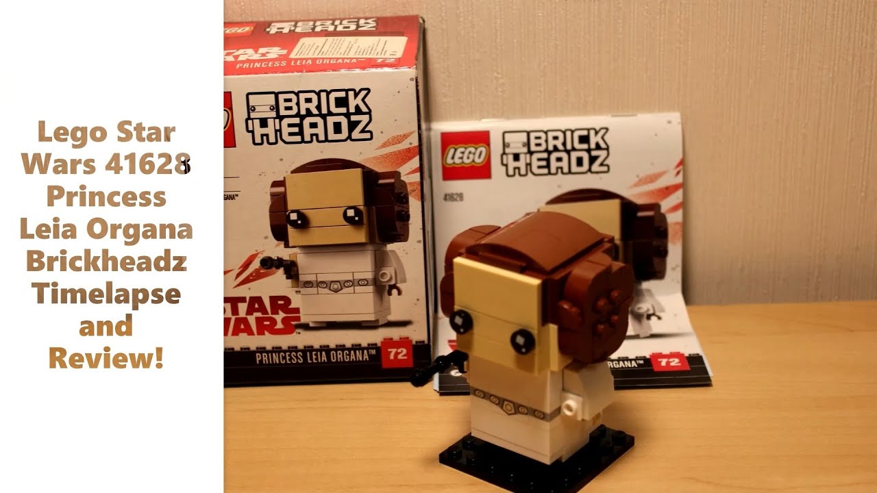 Lego Star Wars 41628 Princess Leia Organa Brickheadz | Timelapse and Review!