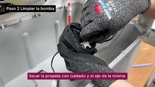Modelo 3399, limpieza de la bomba de agua
