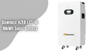 Dawnice HZEB-LCT-10 10kWh Solar Battery Review | 51.2V 206Ah Powerful Home Backup!