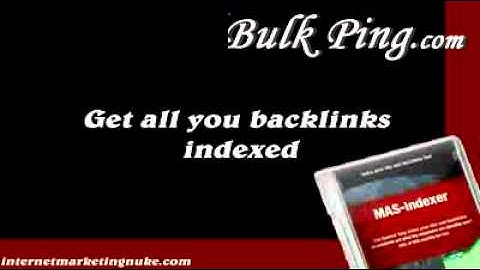 Mas indexer your link building at BulkPing.com
