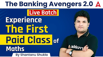 The Banking Avengers 2.0 | Experience The First Paid Class of Quant by Shantanu Shukla