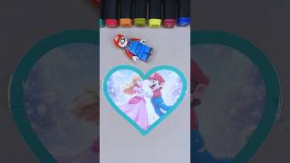 MARIO 💕 PRINCESS PEACH DANCES IN THE AIR! #marioart #mario #peach #supermario #mariokart
