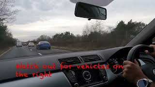 How to change lanes when driving