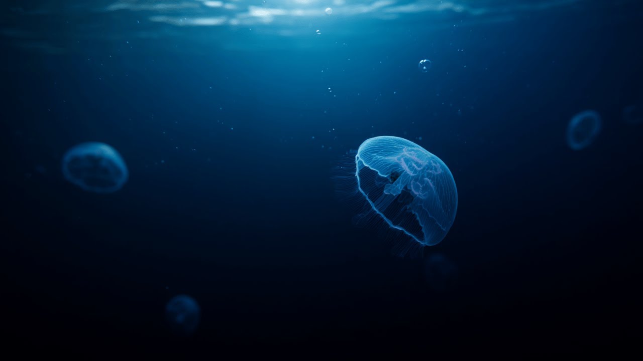 Jellyfish Drift in the Deep Sea Ambient for Focus & Calm — Quiet Depth