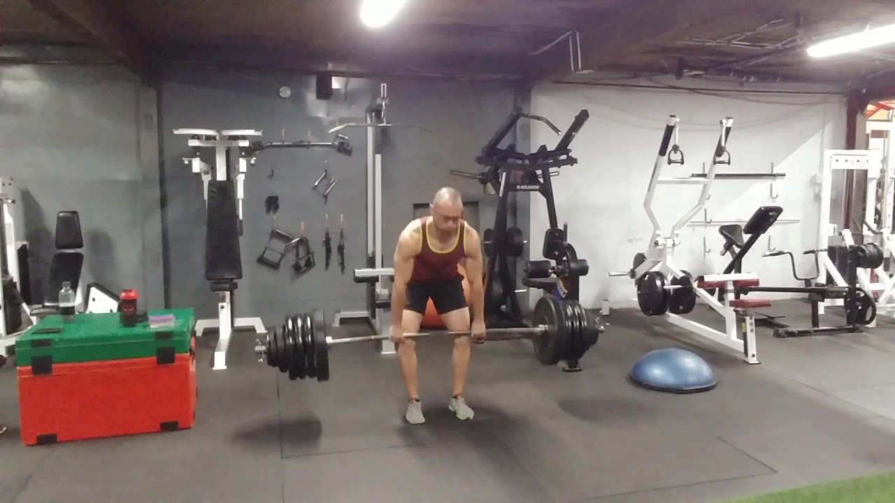 485lbs/220.45kgs conventional deadlift for 3 reps hook grip YouTube