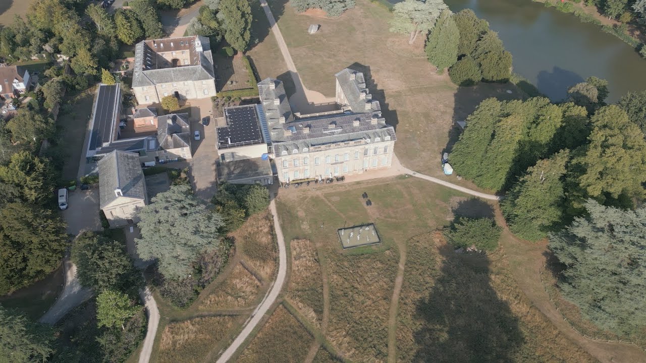 The Compton Verney Estate  on a hot summer evening