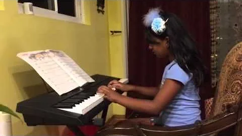 Aarohi playing 'carnival of Venice'