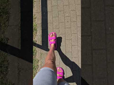 smelly feet going for a walk