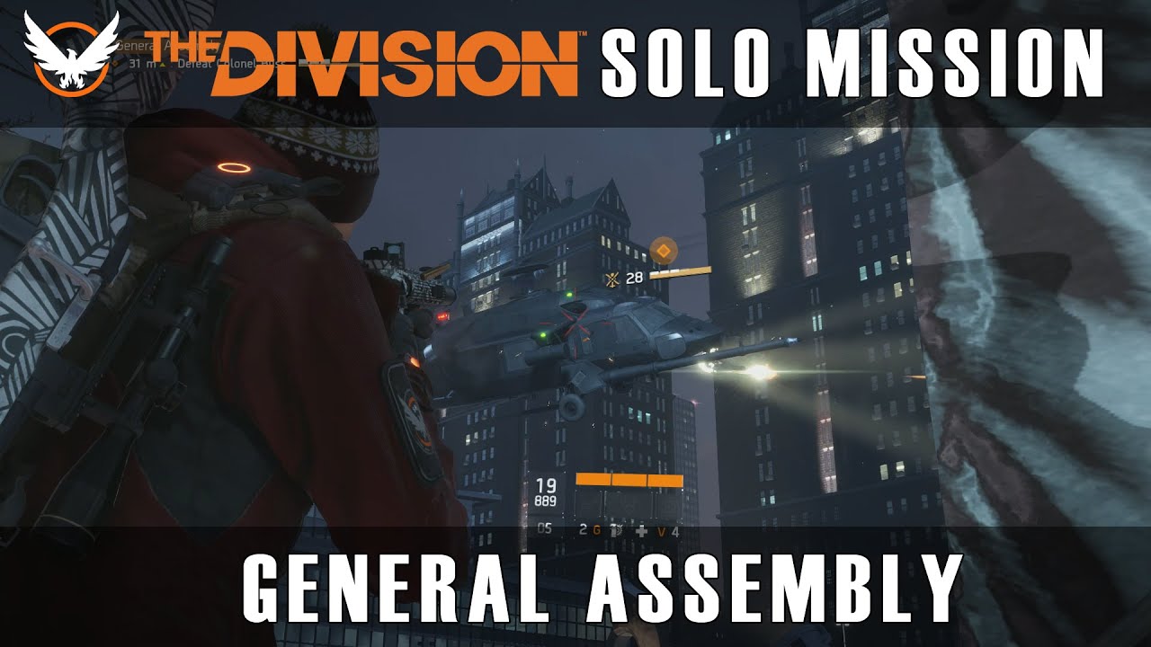 Tom Clancy's The Division - General Assembly Solo Story Mission Walkthrough, No Commentary