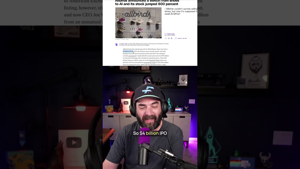 Sneaker Startup AllBirds Is Now An AI Company