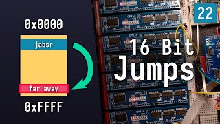 My CPU Does 16 Bit Jumps Now – Superscalar 8-Bit CPU #22