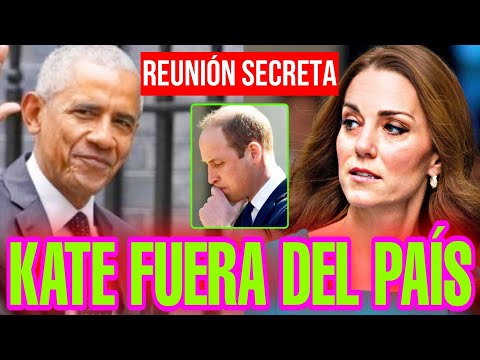 💥EXTRAÑA VISITA de Barack Obama a Londres REVELA PARADERO ACTUAL de Kate Middleton sin William