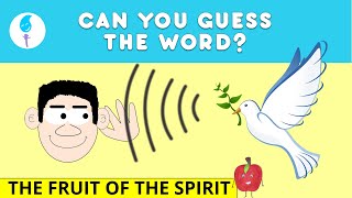 Guess the word game for kids 💭 || The Fruit of the Spirit (001) | Bible Edition screenshot 3