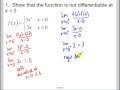 Differentiability and Its Implications