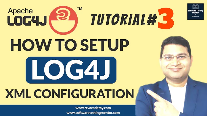 Log4j Tutorial #3 - How to setup Log4j Configuration with Log4j.xml