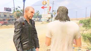 Grand Theft Auto V Ps5 Version - Trevor Kills Johnny Klebitz 4K Hdr