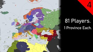 The Biggest Diplomacy Game Ever (Part 4)
CaptainMeme and Ezio commentate the final part of the 81 player Imperial Diplomacy Chaos spinoff - likely the largest Diplomacy variant ever played. In Chaos variants, every supply center on the map is controlled by a different player - here, CaptainMeme plays Ghent and Ezio plays Stockholm.
Imperial Chaos Server (Archived): https://discord.gg/x3GSAJa4qJ
Imperial Diplomacy Hub: https://discord.gg/M2AaHAeM9U
DiploStrats Discord Server: https://discord.gg/xQJym9xKks
The Ireland Video: https://www.youtube.com/watch?v=YAn8ctRU1R0
Playlist: https://www.youtube.com/playlist?list=PLrljjjrihAFB4EPAPoXU8TJSkefQPdiqO
The Spreadsheet: https://docs.google.com/spreadsheets/d/1XpvnQTlGWBB7ypnik4HwG6mt7d1qVoRP/edit?gid=823525283#gid=823525283
Diplomacy is a negotiation-based board game set during World War One. 7 players each control one great power (England, France, Germany, Austria, Italy, Russia, and Turkey) and fight for control of Europe, using their diplomatic skill to make covert deals with one another and to backstab their friends. Imperial Diplomacy is a variant created by Flare and Elisha, covering the full world map and set in the 1600s. The Biggest Diplomacy Game Ever (Part 4)