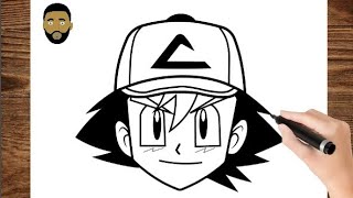 ASH E PIKACHU - Desenho de godenote - Gartic