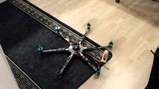 Hexacopter first Flight :)