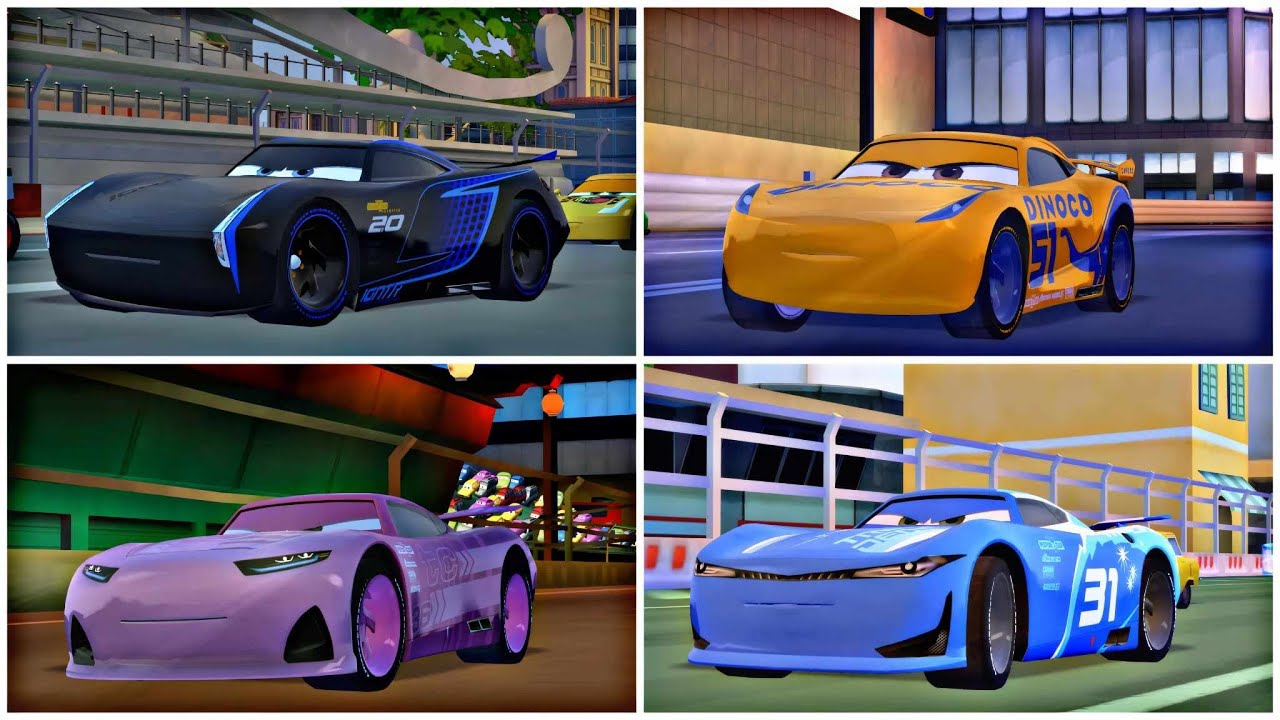 Next Generation Racers of Cars 3 in Cars 2 - YouTube