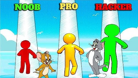 NOOB vs PRO vs HACKER | In ScaleMan | With Tom And Jerry | Clone Locker Gamer