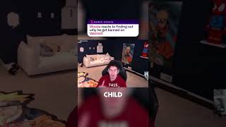 Mooda reacts to him finding out why he got banned #valorant #mooda #valorantclips #gaming