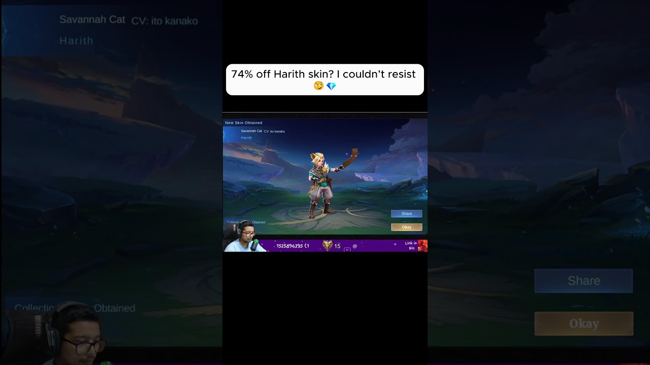 Got Harith’s Savannah Cat Skin for Just 69 Diamonds! 🤑✨