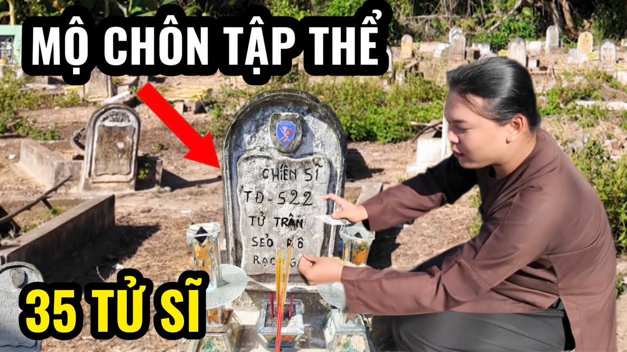 Mộ Chôn Tập Thể 35 Tử Sĩ Bảo An Quân | Nghĩa Trang Nguyễn Trung Trực Ít Người Biết