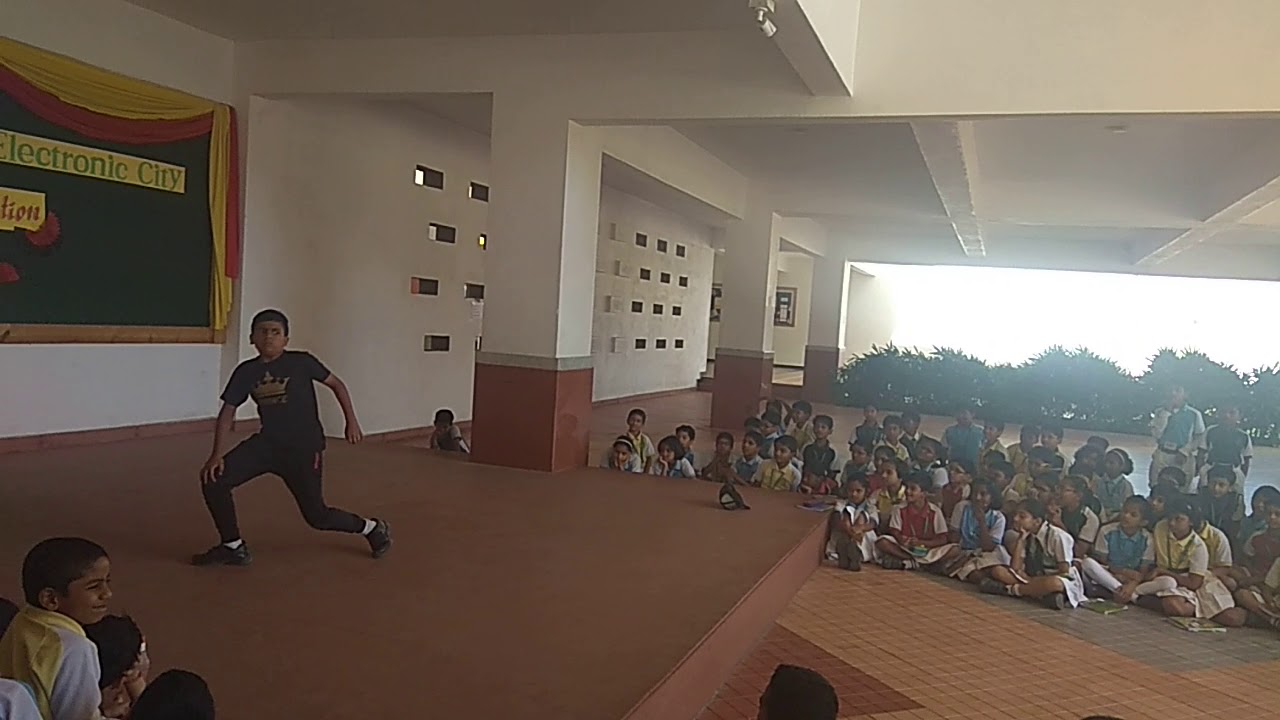 Poojith Dance DPSElectronic City Dance Competition YouTube