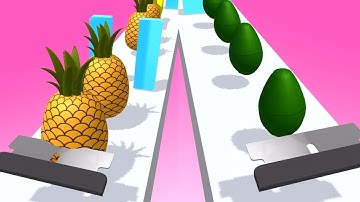 Slicer Runner! Very Satisfying and Relaxing ASMR Slicing Gameplay Video