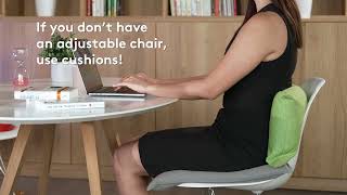 5 EASY STEPS: HOW TO SET UP YOUR DESK FOR ALL DAY COMFORT en