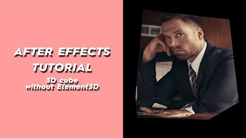 how to do a cube without element 3d! | AFTER EFFECTS