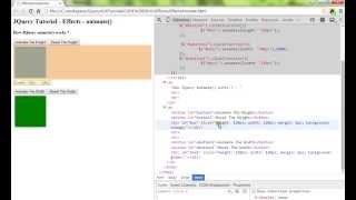 ANIMATE METHOD IN JQUERY DEMO