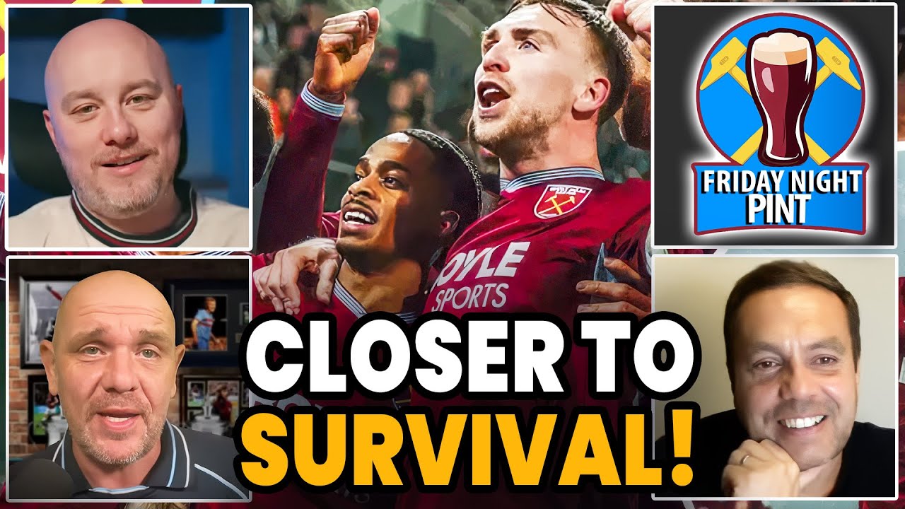 Will West Ham Stay Up At Tottenham's Expense? Friday Night Pint
