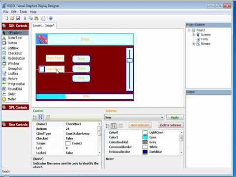 Visual Graphics Display Designer - VGDD - Demo 1 - YouTube
