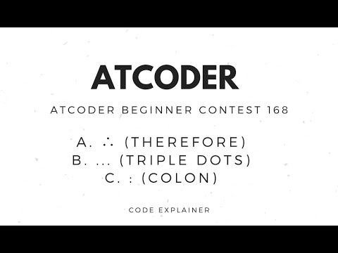 AtCoder Beginner Contest