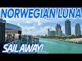 Sailing Away onboard Norwegian Luna! | Norwegian Luna Vlogs | Ep  2