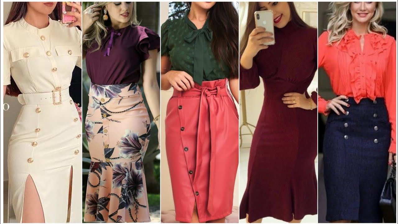 Long Sleeve Knitted Winter Elegant Office Lady V Neck Button Up Houndstooth Midi Bodycon Dress