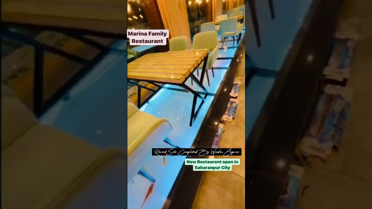 Restaurant furniture |  Furniture by wooden empiro | Marina Restaurant 