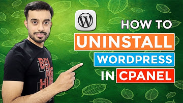 How to Uninstall WordPress from cPanel | How to Uninstall and Reinstall WordPress from cPanel