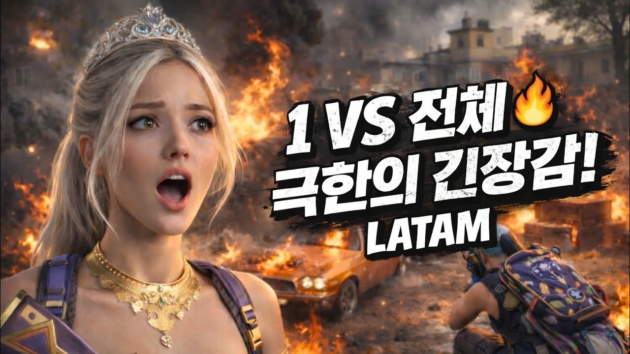     1대전체 🔥 극한의 긴장감! #PUBGM​ #pubg  #BGMI​ #배틀그라운드모바일 #배그모바일 #PUBG모바일 #배그