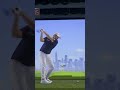 #MattFitzpatrick teeing off on the Big Apple hole for the #NewYorkGolfClub 🍎 #TGL #Golf