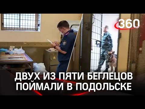 Опасных сбежавших заключённых поймали в Подольске