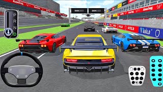 "Yellow" Hyundai N Vision 74 Racing Game – Realistic Track Race Gameplay 3D screenshot 4