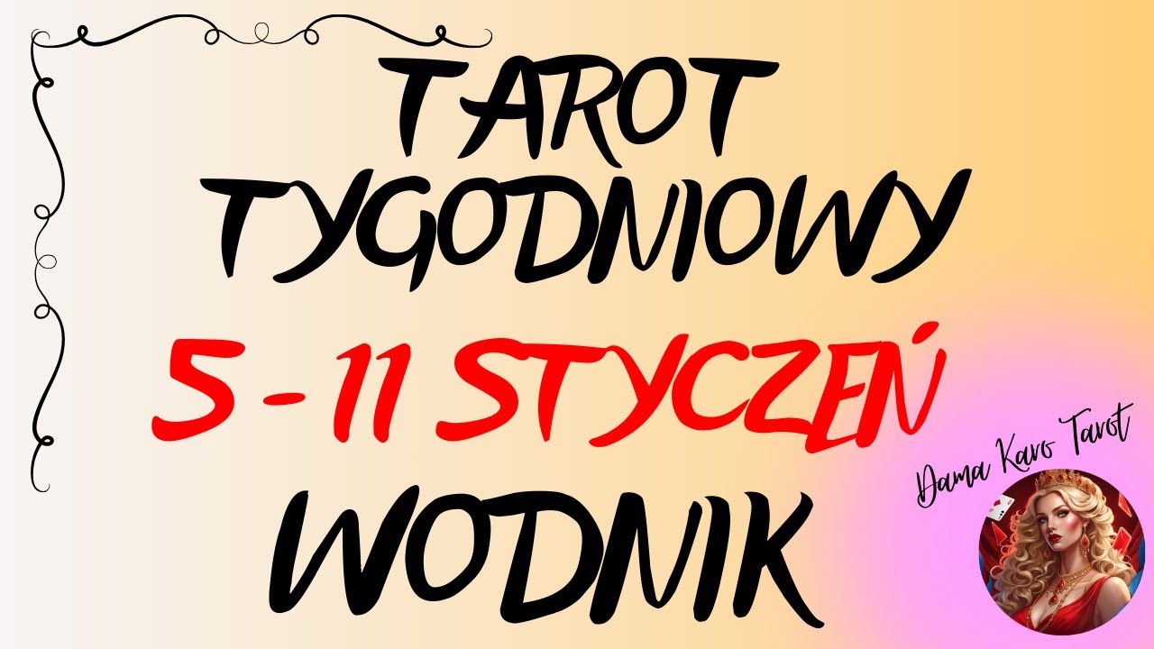 ♒️ WODNIK 🌞 Tarot tygodniowy od 5 do 11 stycznia 2026 🔮🌞✨